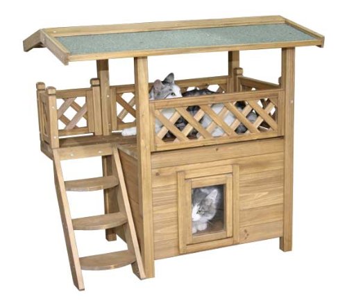 Kerbl Maisonnette pour Chat Lodge 77x50x73 cm