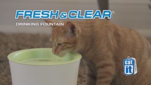 Fontaine Catit fresh and clear, pour les chats