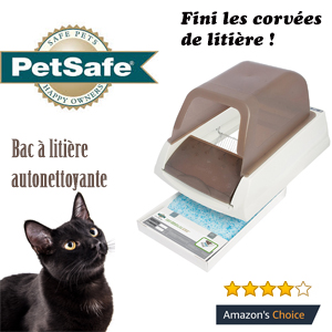 Bac à litière autonettoyante Petsafe ScoopFree